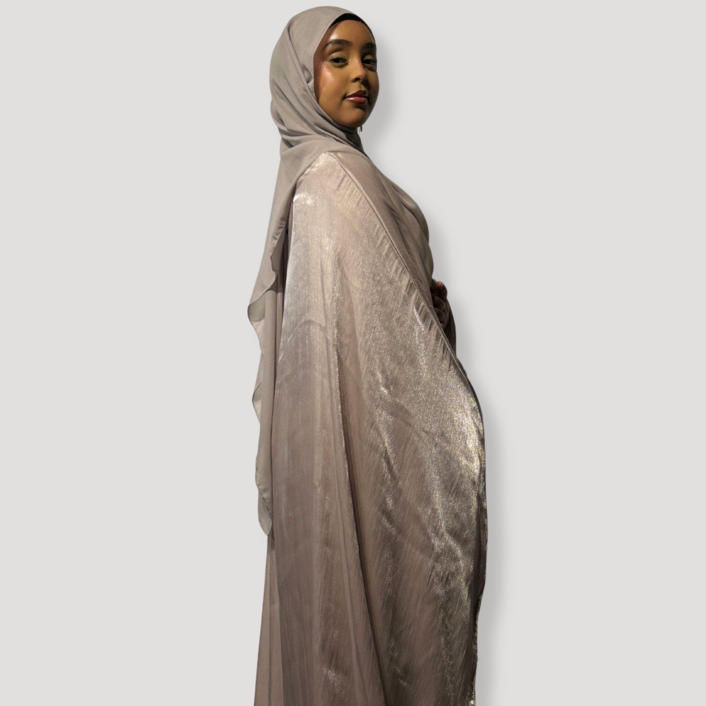 Pink Butterfly Abaya