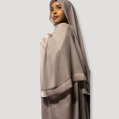 Pink Butterfly Abaya